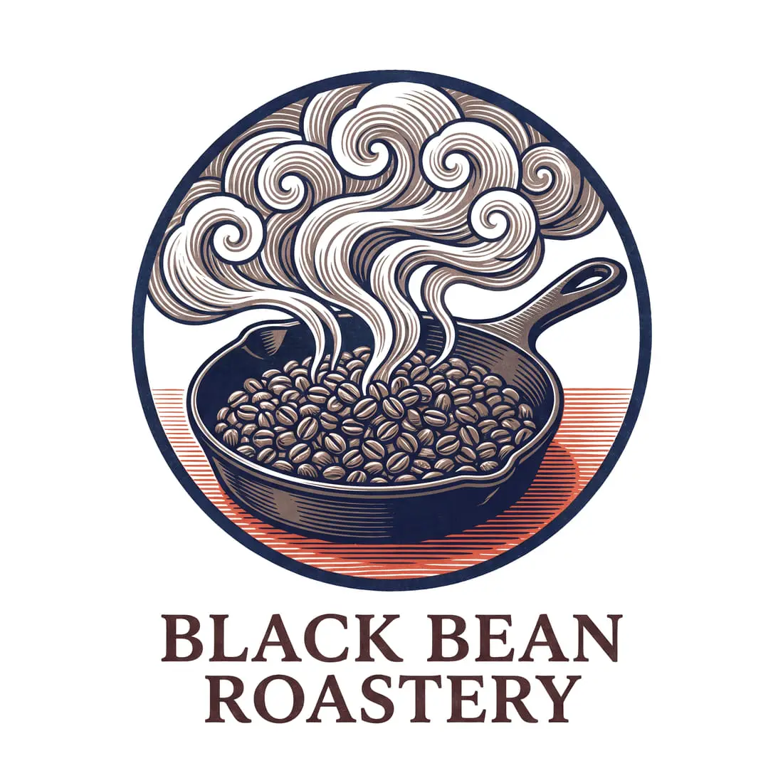 Black Bean Roastery — logo by Luca