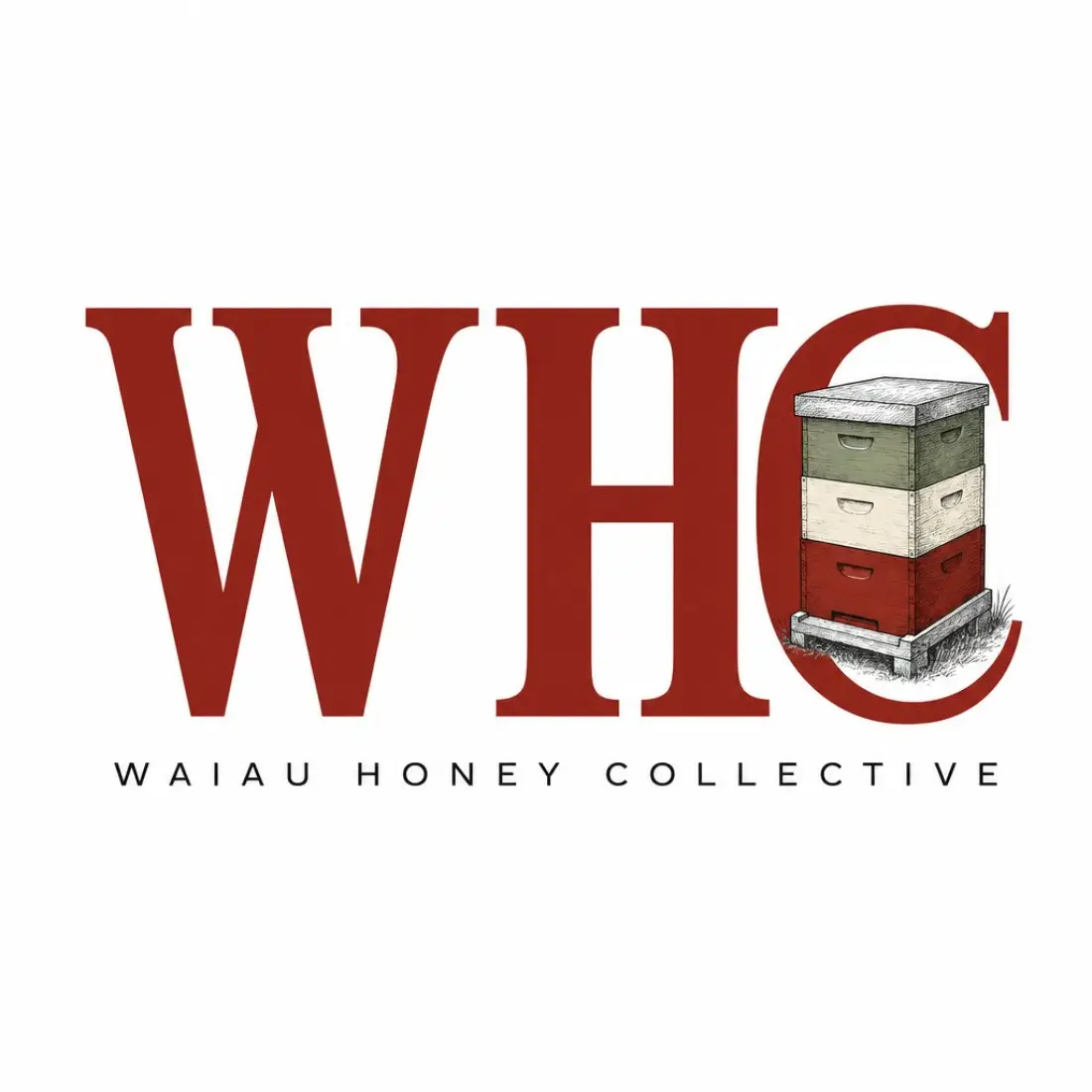 Waiau Honey Collective — logo by Luca